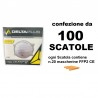 Confezione da 100 Scatole da 20pz Mascherine monouso filtranti FFP2 NR D certificate Deltaplus M1200C