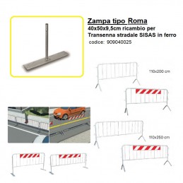 Zampa tipo Roma 40x50x9,5cm...