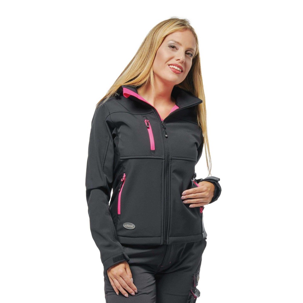 Giacca da lavoro DONNA invernale Softshell 320gr waterproof 6000