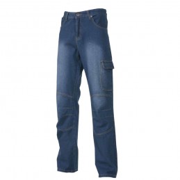 Pantalone da lavoro JEANS 90% cotone 8,5% poliestere 1,5% fibra elastica 500gr stretch Logica SPRINT