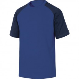 T-shirt BICOLORE 100% cotone 180gr girocollo Deltaplus GENOA