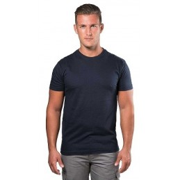 T-shirt BLU 100% cotone 135gr girocollo Logica 893ET