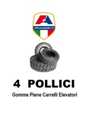 4 pollici - Gomme PIENE